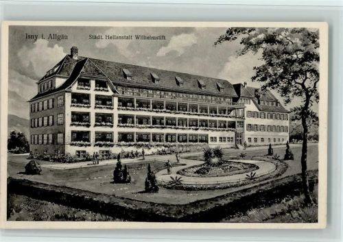 Isny Heilanstalt Wilhelmstift, 1928 gute Erhaltung AK