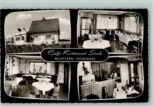 Kluftern Café Restaurant Stock Innenaufnahmen Gastraum Röhrenradio 4-Bildaufnahme