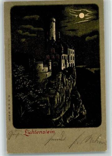 Lichtenstein 1898 Burg Lichtenstein - Gebr. Metz