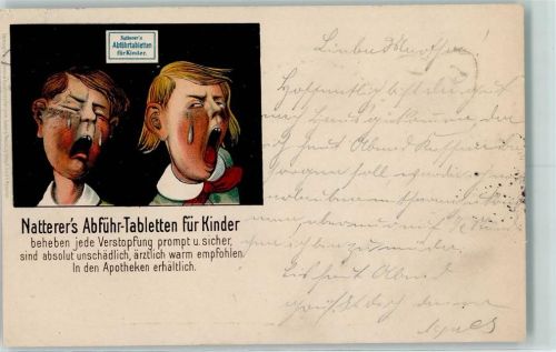 1904 Natterers Abführ Tabletten AK