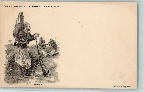 Armee Francaise - Zouave 1900 AK