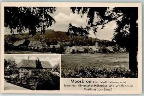 Moosbronn Gasthaus zum Strauß Landpost