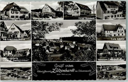 Lützenhardt Hotel Schwarzwaldklause Am Gasthaus Krone Haus Hedwig Cafe Z. Gemütlichkeit Kurhotel Sonnenhof Hotel Waldeck Gasthof Hirsch Cafe Schmid Pension Walz
