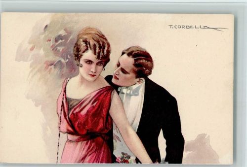 1929 Serie 234-6 Liebespaar , sehr gute Erhaltung AK
