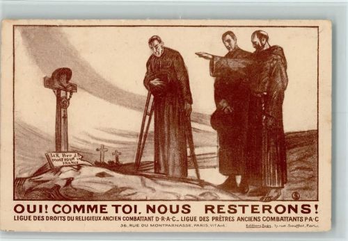 1929 Oui! Comme toi, nous Resterons - Politik