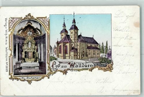 Walldürn Wallfahrts-Kirche Hl. Blutaltar