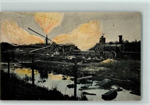 W2000 Neuengamme Entzündung von Erdgas AK Öl 1910