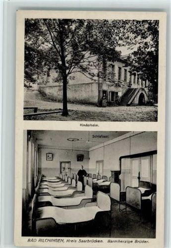 Rilchingen-Hanweiler 1940-50 Kinderheim, Schlafsaal AK