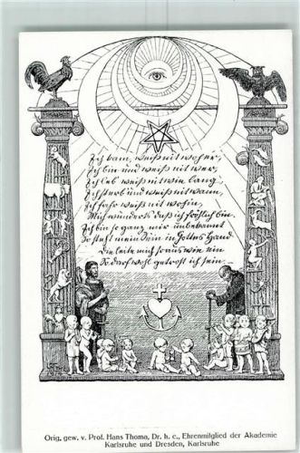 Verein für Kindervolksküchen Spendenkarte WK I 1914
