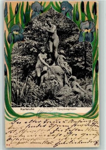 Karlsruhe 1899 Nymphengruppe