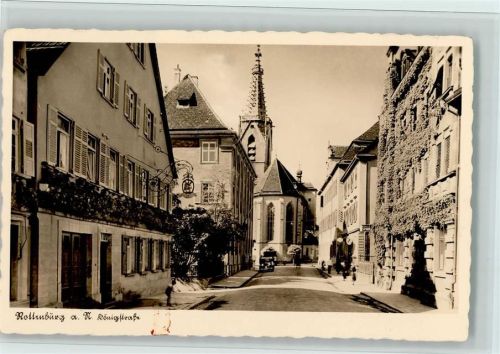 Rottenburg 1930-50 Königstraße, gute Erhaltung AK
