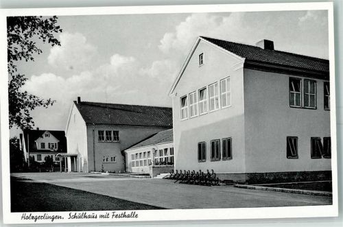 71088 W7038 Holzgerlingen - Schulhaus mit Festhalle