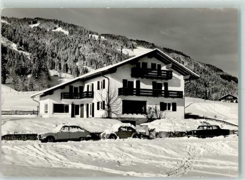 Bolsterlang Gästehaus Porda Winter Autos