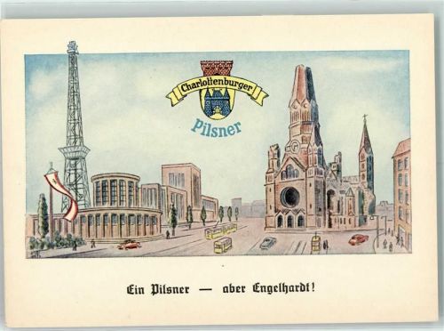 Berlin Mitte Charlotttenburger Pilsner AK