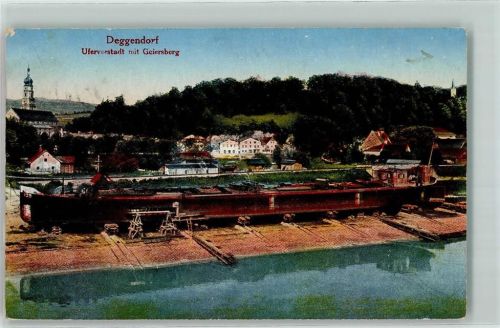W8360 Deggendorf Trockendock AK Werft 1921