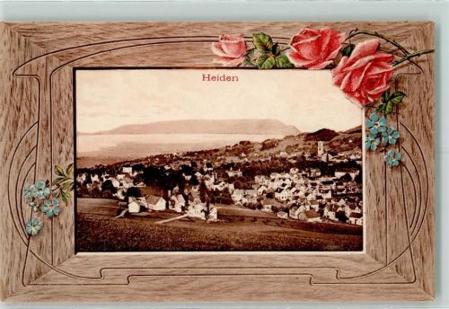 Heiden Passepartout Rosen Verissmeinnicht