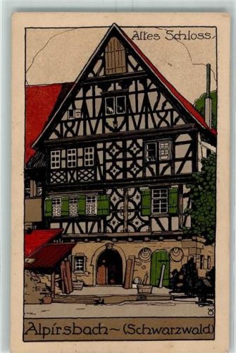 Alpirsbach Altes Schloss sign