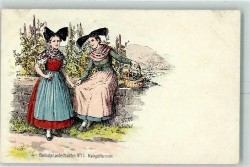 1899 Badische Landestrachten Nr. 12 AK