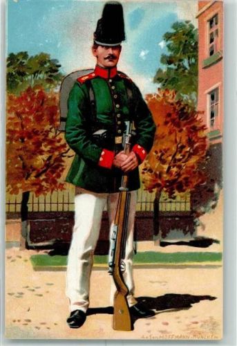 Deutsche Armee Künstler Karte Uniform AK Hoffmann, A.