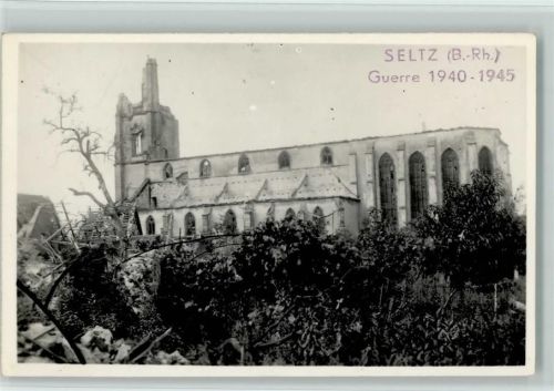 Seltz Zerstörte Kirche