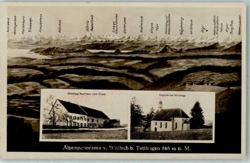 Windegg Alpenpanorama Gasthaus Zum Kranz Kapelle Landpost