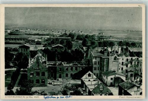 Eydtkuhnen Der Krieg 1914/15 in Postkarten Abteilung Deutschland Ostpreußenhilfe