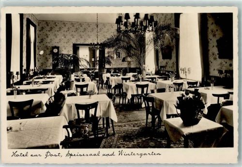 Bilstein Hotel Zur Post Speisesaal und Wintergarten