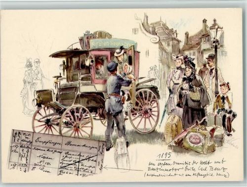 Der erste Omnibus 1895 AK