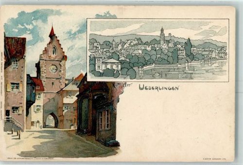 Überlingen 1898 Velten Verlag Nr. 17 AK