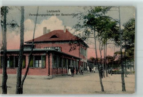 Lauta Lautawerk Verwaltungsgebäude der Barackenstadt