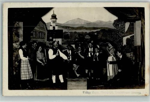 Treuchtlingen Theatergruppe Trachten Ort lt. Fotograf