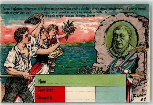 Präsident Krüger Denkmal AK
