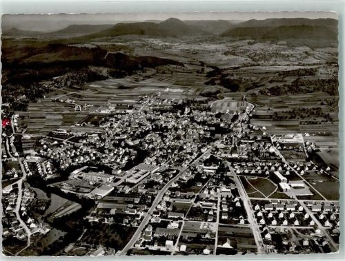 Mössingen Fliegeraufnahme mit Blick auf den Roßberg