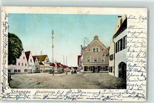 Schongau 1900 Hauptstraße