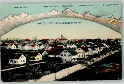 Buchloe Gebirgspanorama