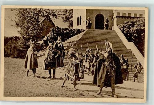 Tecklenburg Heimatspiele 1925 Die Nibelungen Wagner, Richard AK