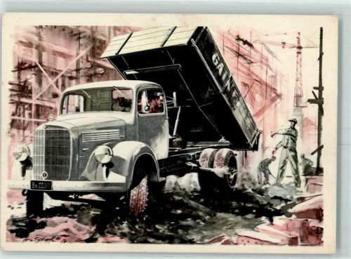 1950 LKW 3500 sign Gottschke AK