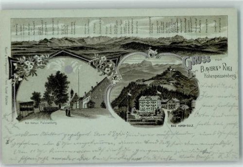 Hohenpeißenberg Bad Hohen-Sulz Panorama