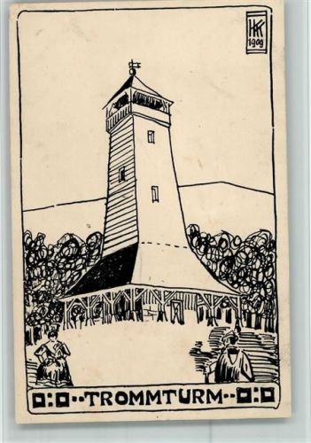 Tromm Trommturm sign. K.K. 1909