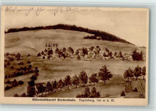 Herchenhain Gesamtansicht sign. MB