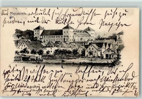 Meßkirch 1904 Schloss