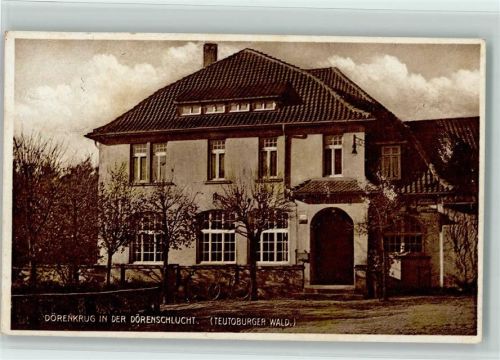 32832 W4936 Augustdorf - Hotel Pension Dörenkrug in der Dörenschlucht Teutoburger Wald