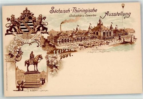 Leipzig 1897 Sächsisch-Thüringische Industrie- und Gewerbe-Ausstellung