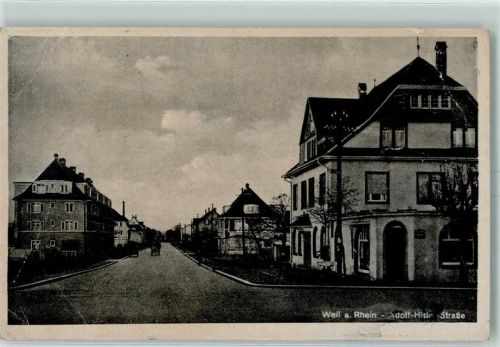 Weil am Rhein Adolf Hitler Straße WK II