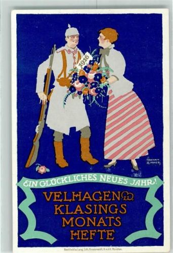 Neujahr WK I 1916 AK