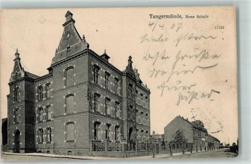 Tangermünde 1907 Neue Schule