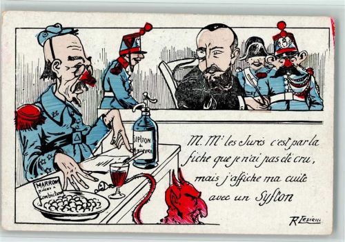 1915 Karikatur - Teufel AK