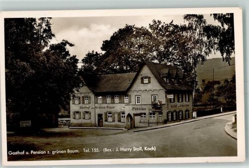 Alpirsbach Gasthaus Pension Zum grünen Baum Bes. J. Harry Stoll