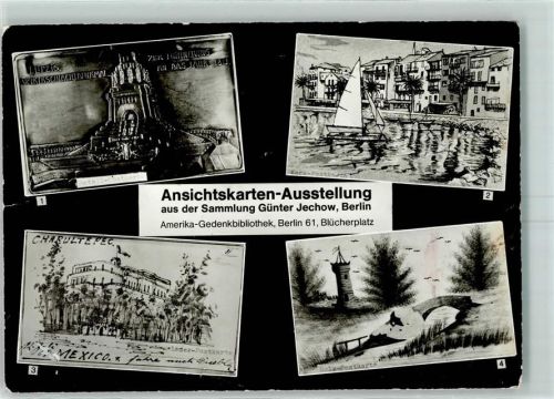 Kreuzberg 1977 Ansichtskarten Ausstellung aus der Sammlung von Günter Jechow in Amerika-Gedenkbibliothek