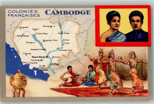 Siem Reap Colonies Francaises Volkstypen Brauchtum Tanz Musik